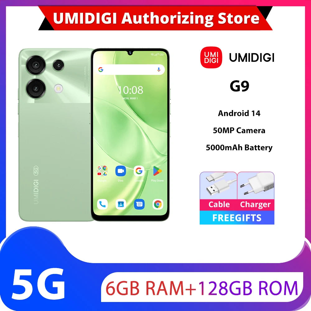 UMIDIGI G9 Smartphone 6.75Inch