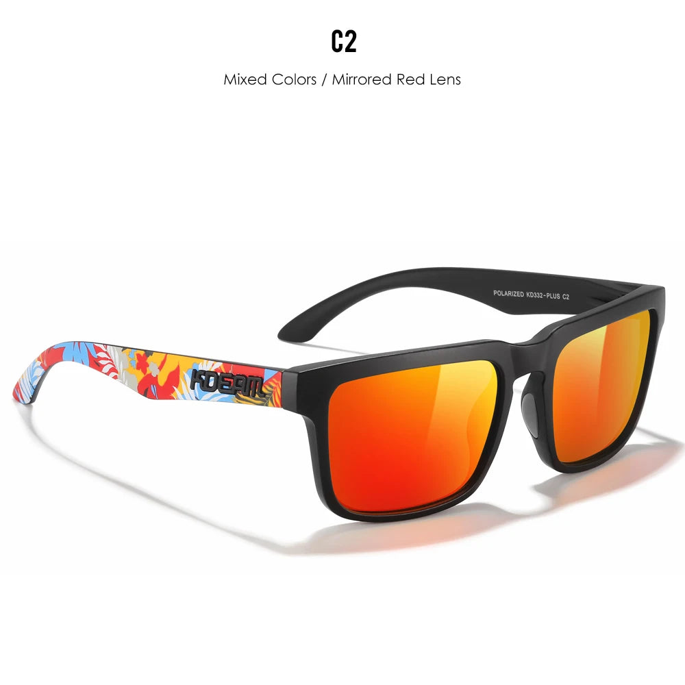 KDEAM Large Size Men's Sunglasses Polarized Photochromic Night Vision Oversized Sun Glasses Fashion Women Shades Width 154mm
