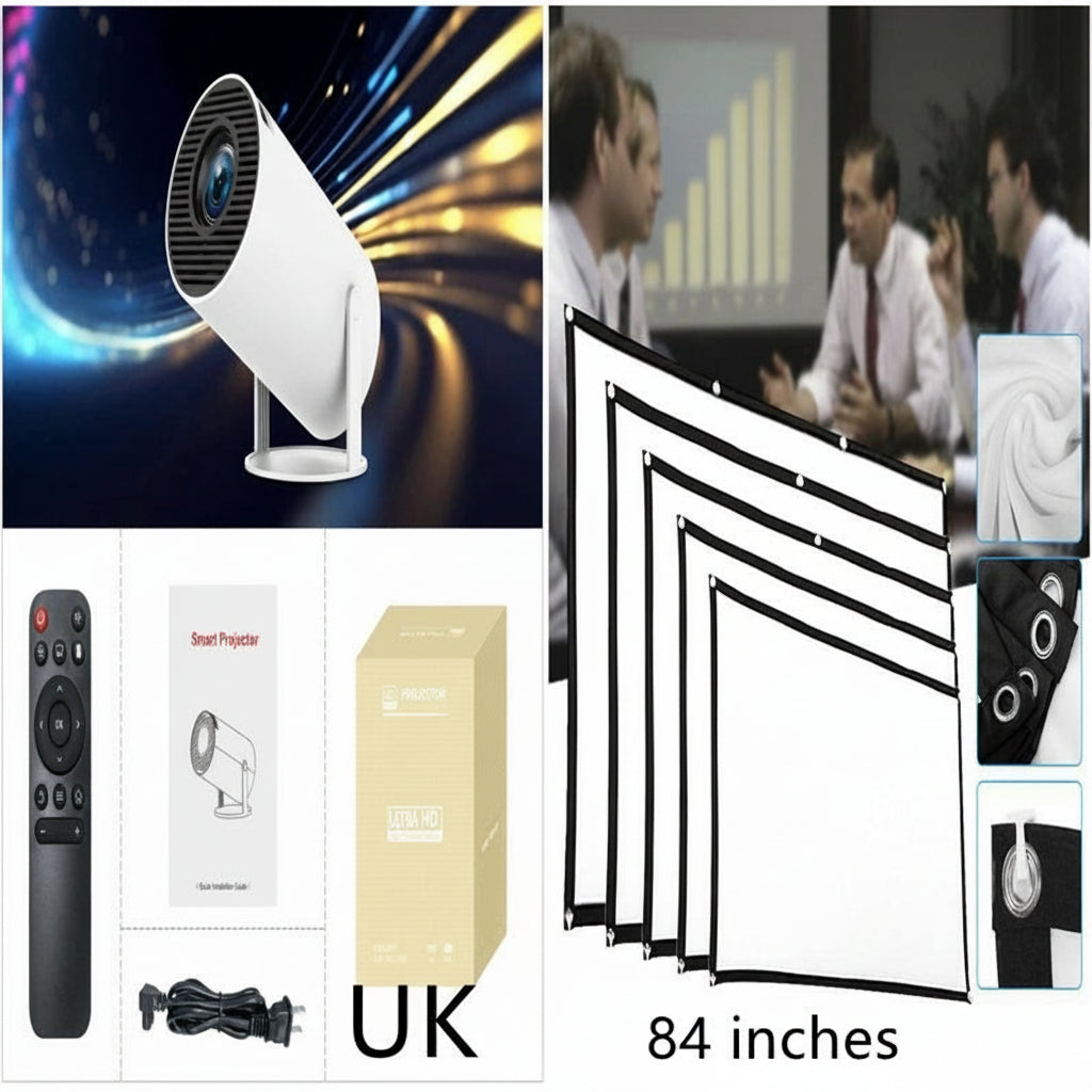 HY300 Pro Projector Home Theater Entertainment Portable Small Projector