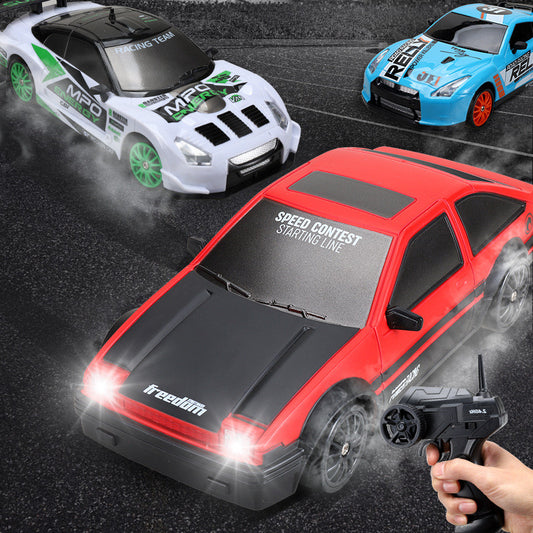 4WD RC Drift Car Toy, Remote Control GTR Model AE86 Vehicle Toy For Children