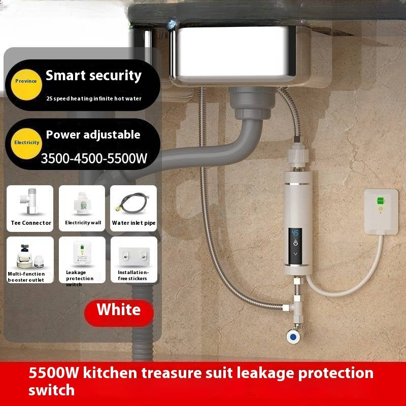 Instant Electric Water Heater Kitchen Toilet