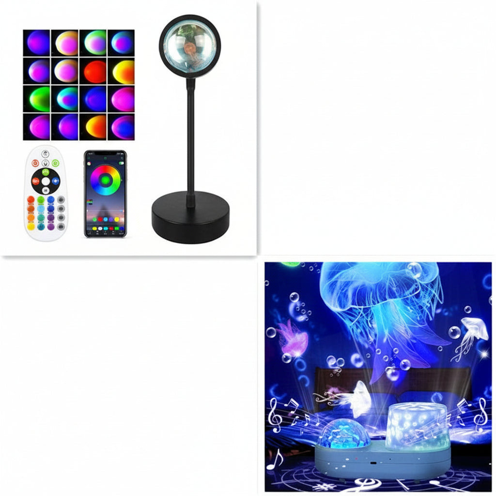 Sunset Projection Lamp, Wall Decoration Lighting