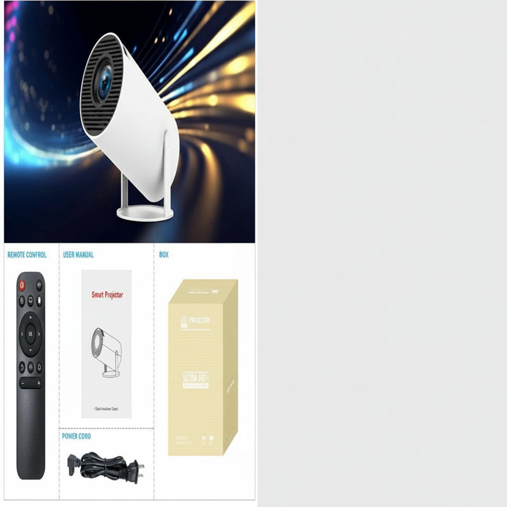 HY300 Pro Projector Home Theater Entertainment Portable Small Projector