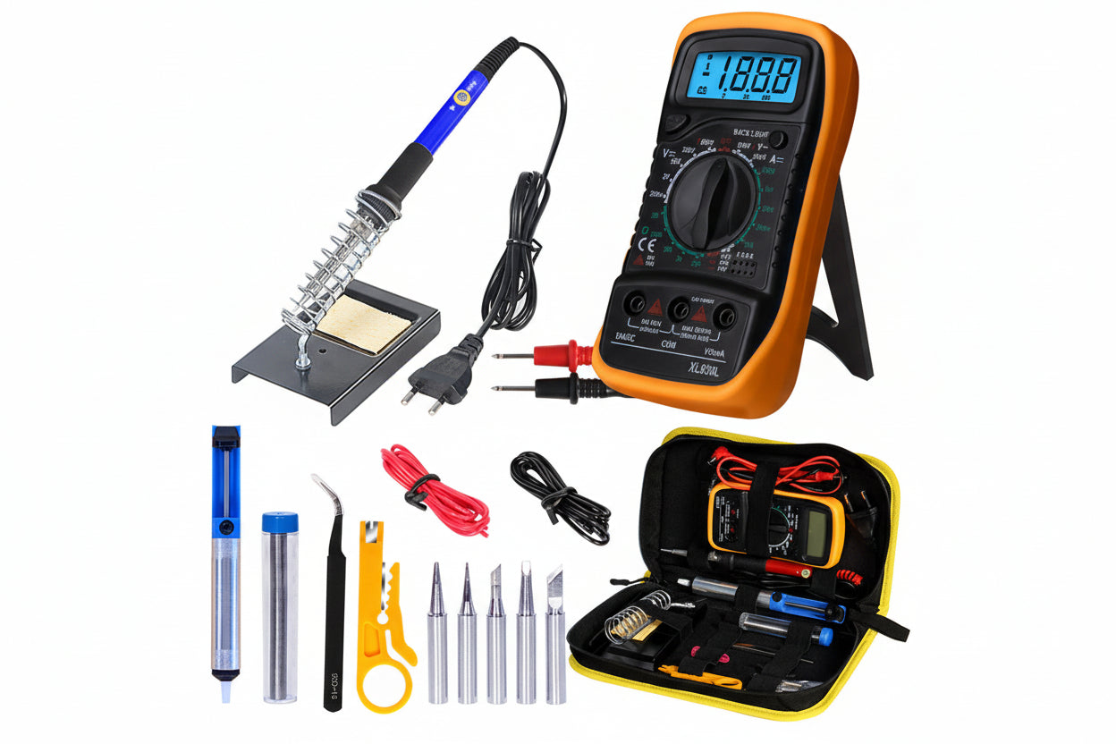 Electric Soldering Iron Multimeter Set Digital Display Soldering Iron Kit
