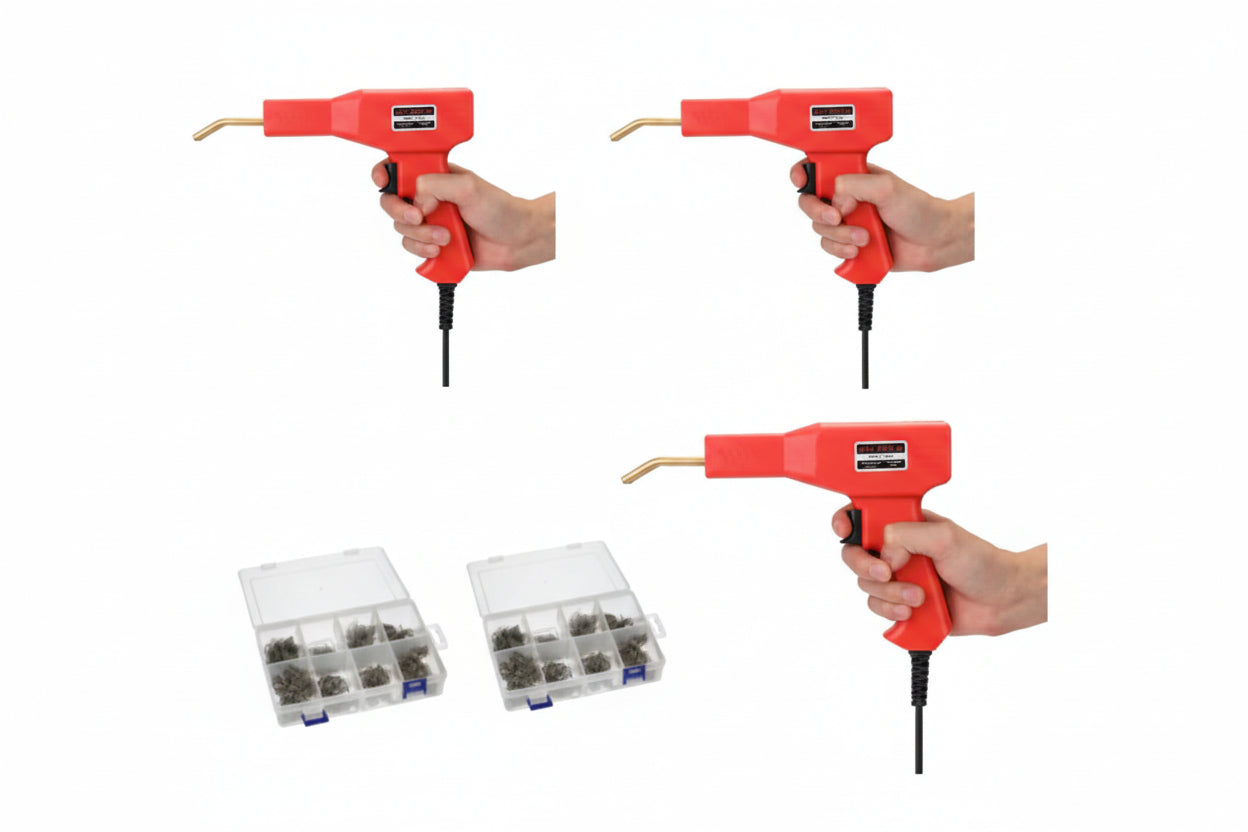 Automobile bumper repair machine